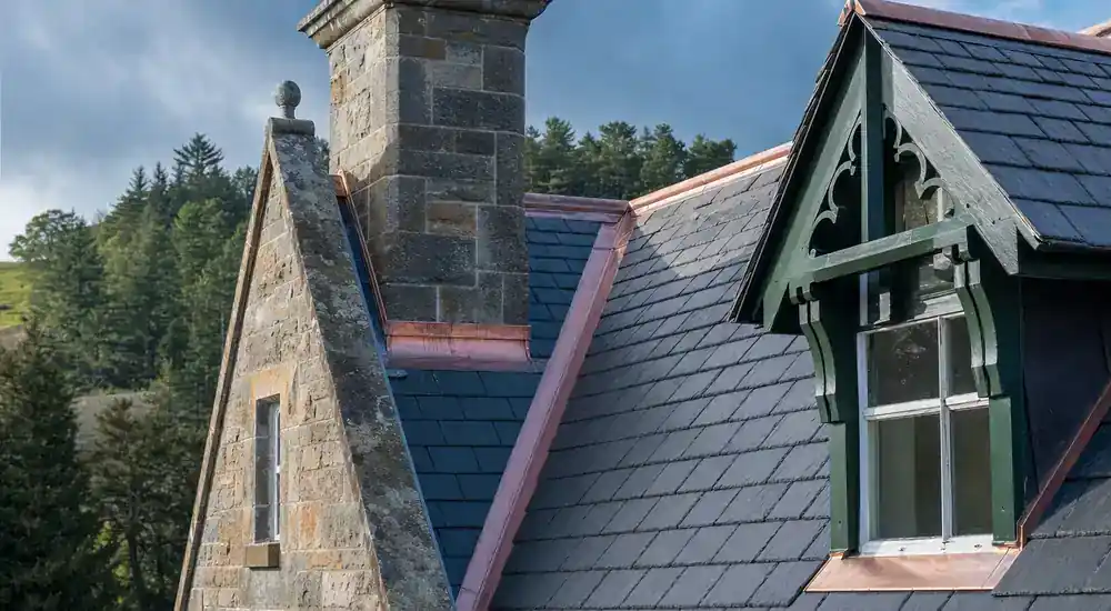 Listed Building Roof Repairs context for Scottish heritage roofing work.