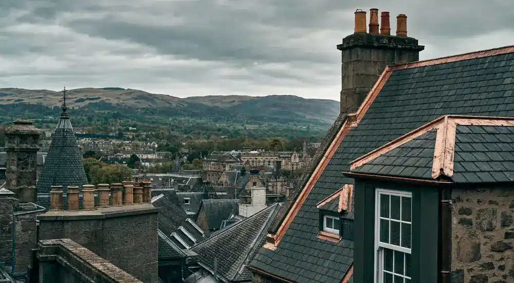 Roof repair context for Stirling properties.